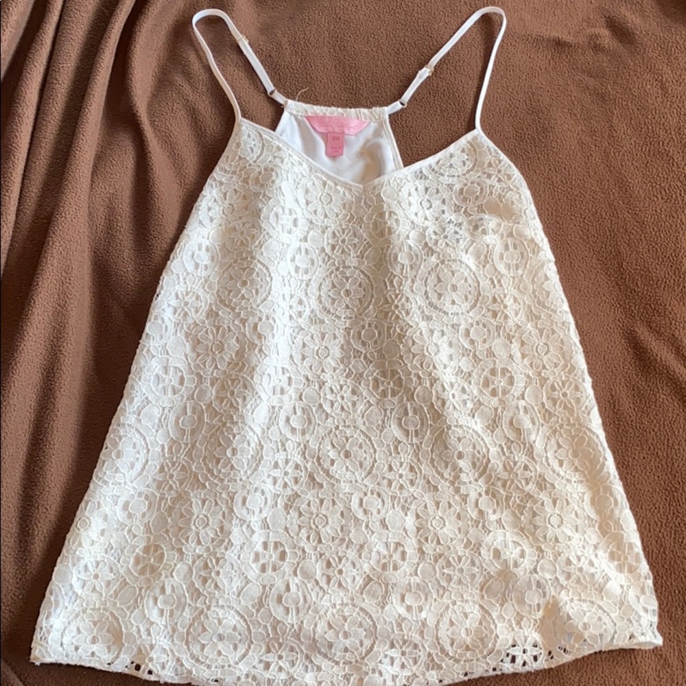 white tank top